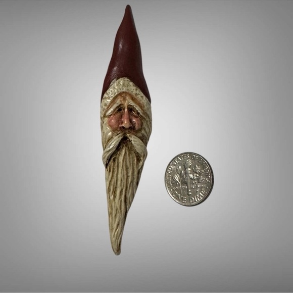 KURT ADLER SANTA HEAD BROOCH PIN - Picture 2 of 7